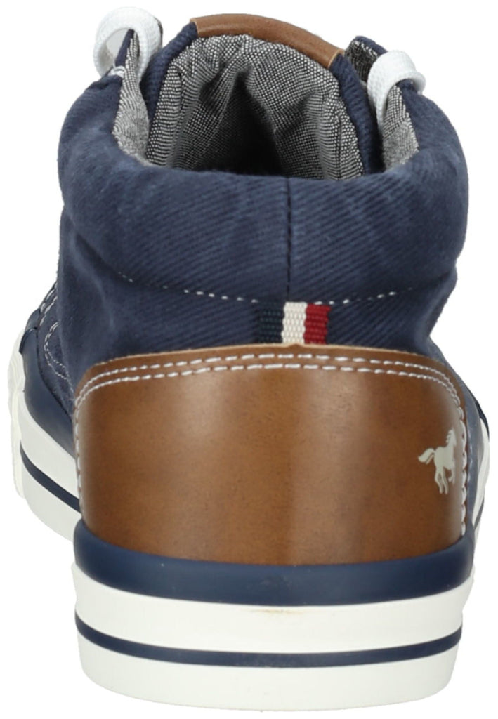 Mustang Sneaker Lederimitat/Textil Jeans