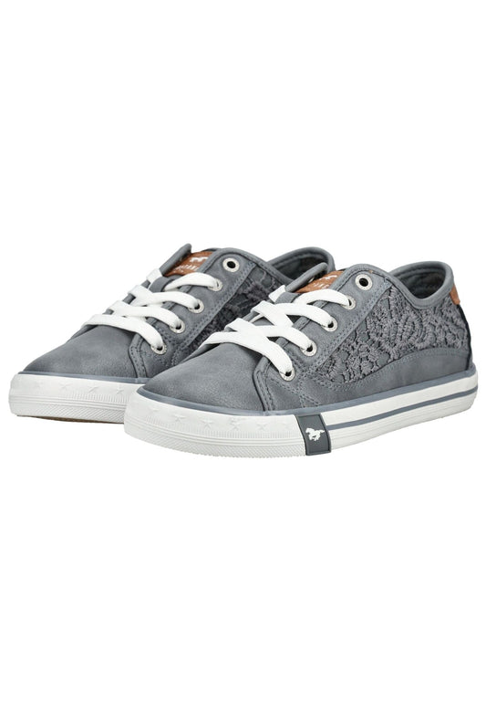 Mustang Sneaker Lederimitat/Textil Jeans