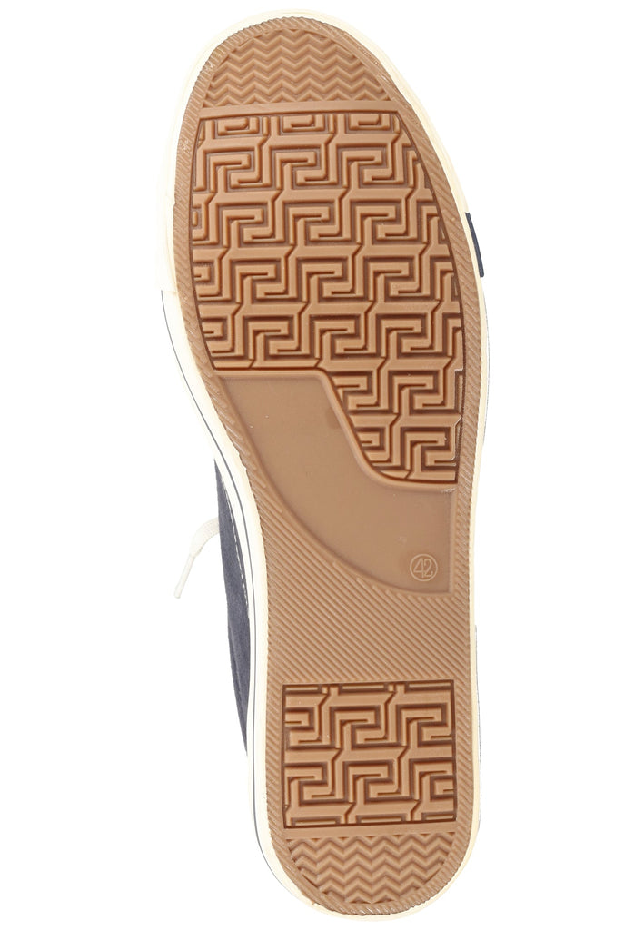 Mustang Sneaker Lederimitat/Textil Jeansblau