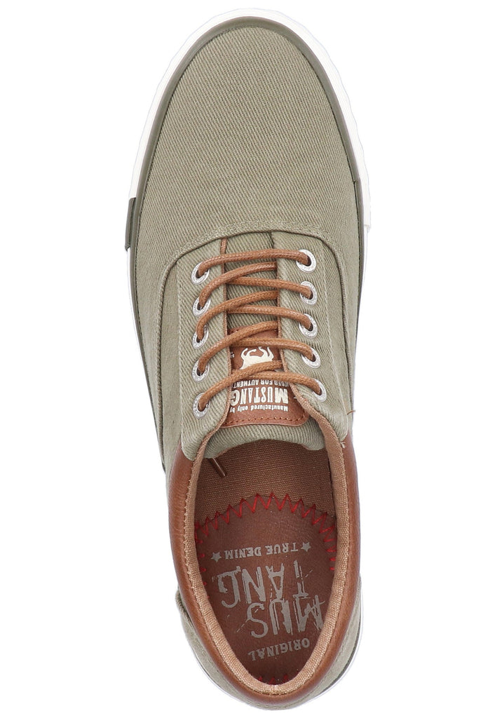 Mustang Sneaker Lederimitat/Textil Khaki