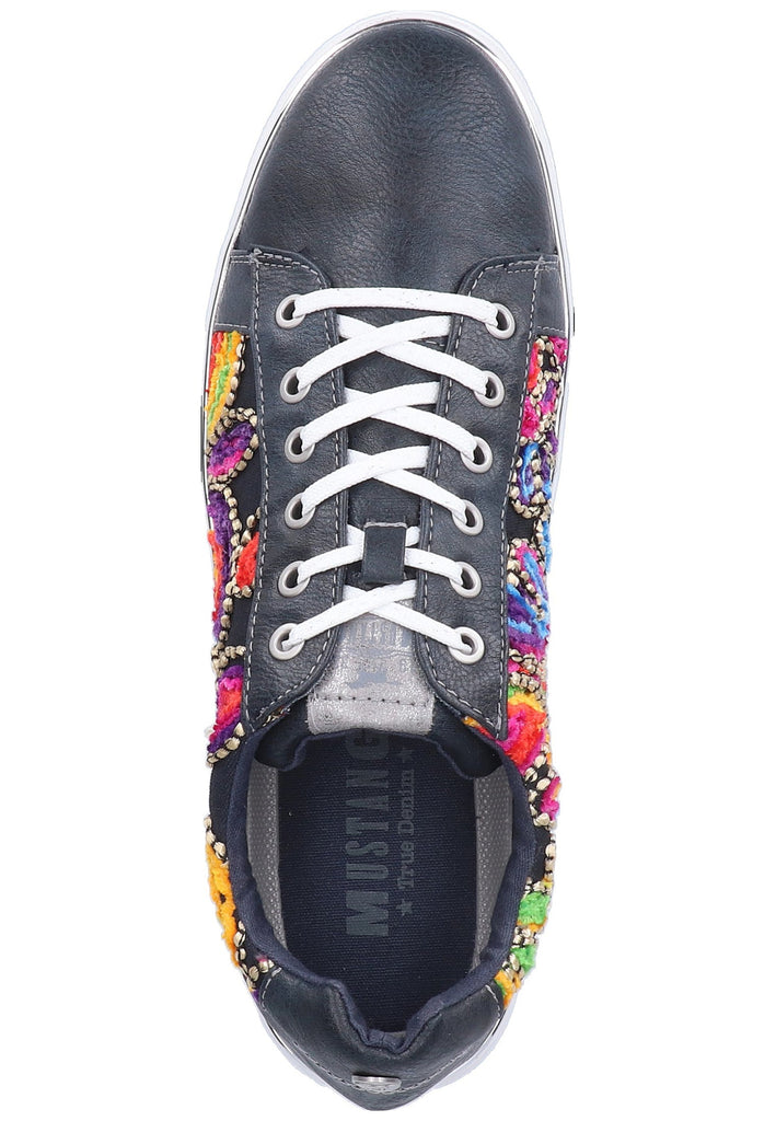 Mustang Sneaker Lederimitat/Textil Navy
