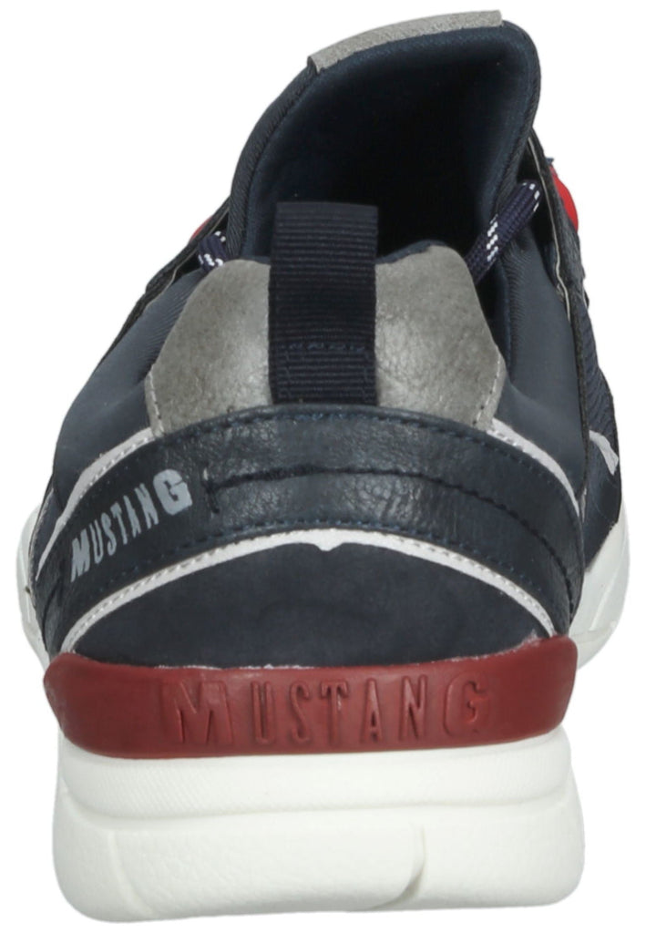 Mustang Sneaker Lederimitat/Textil Navy/Grün