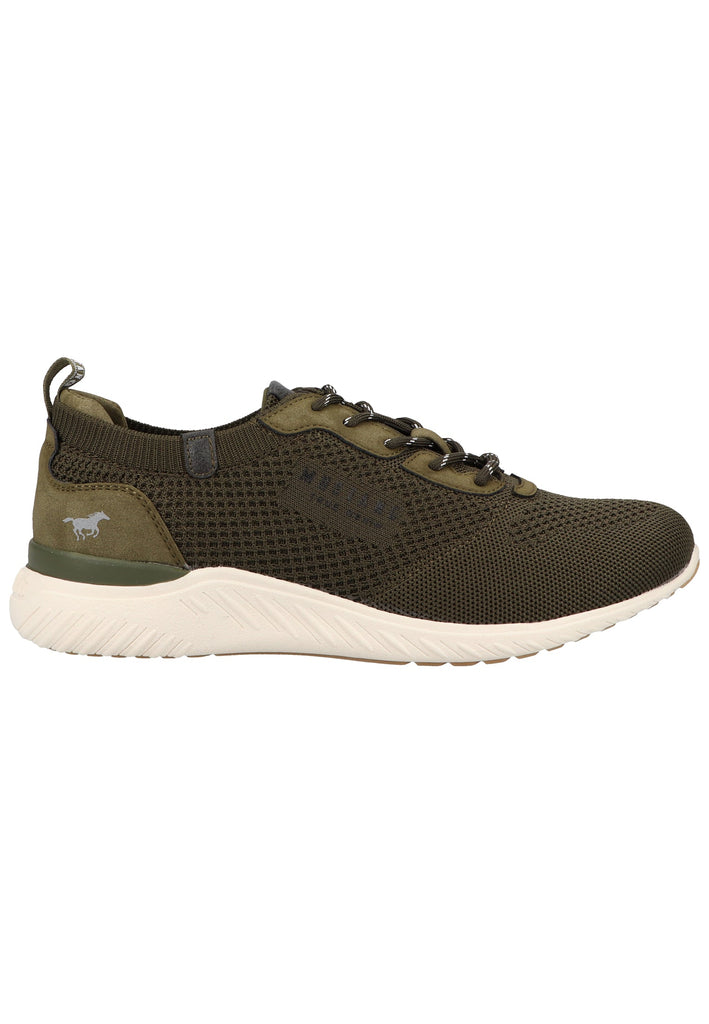Mustang Sneaker Lederimitat/Textil Oliv