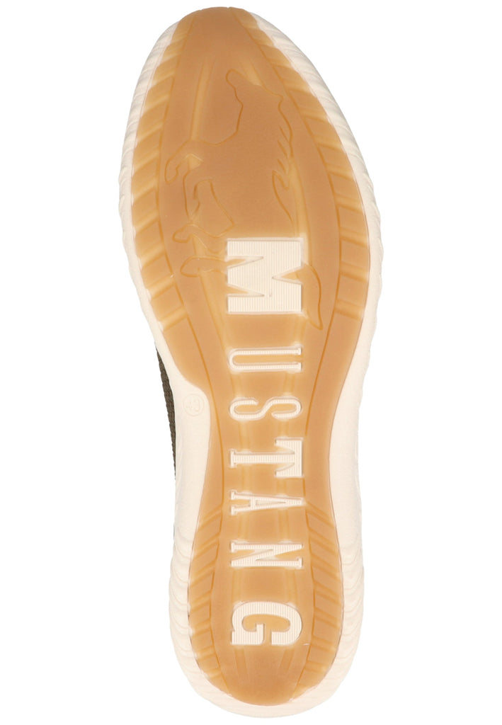 Mustang Sneaker Lederimitat/Textil Oliv