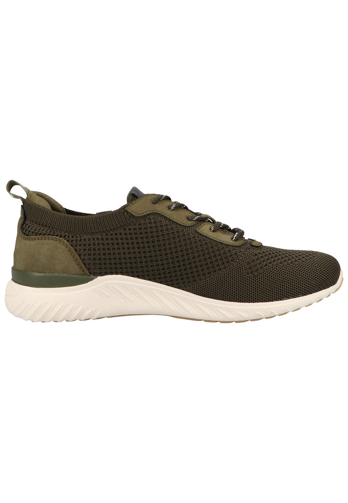 Mustang Sneaker Lederimitat/Textil Oliv