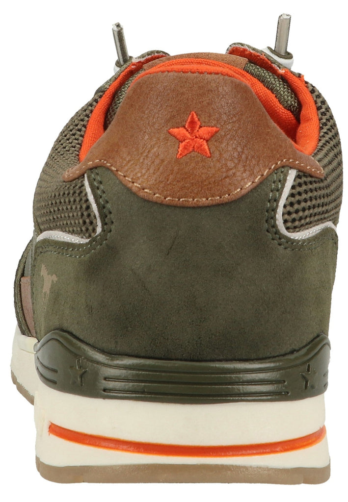 Mustang Sneaker Lederimitat/Textil Oliv