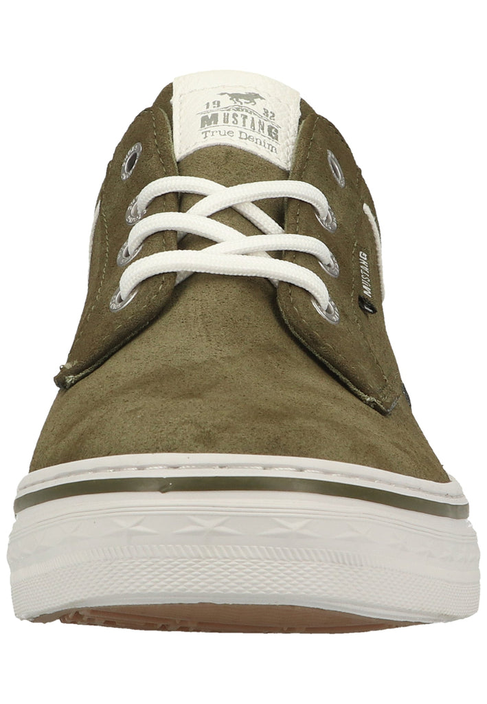 Mustang Sneaker Lederimitat/Textil Oliv