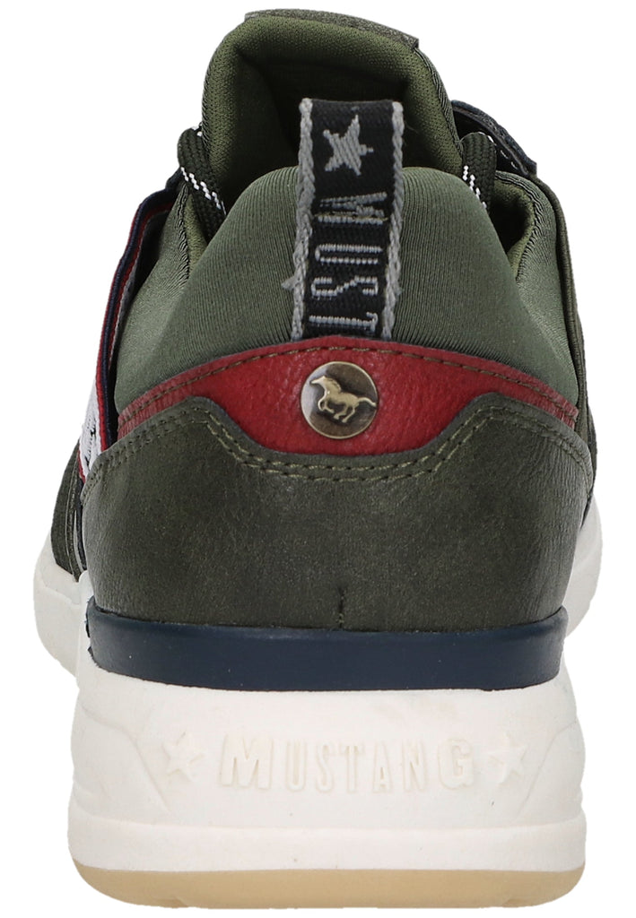 Mustang Sneaker Lederimitat/Textil Oliv