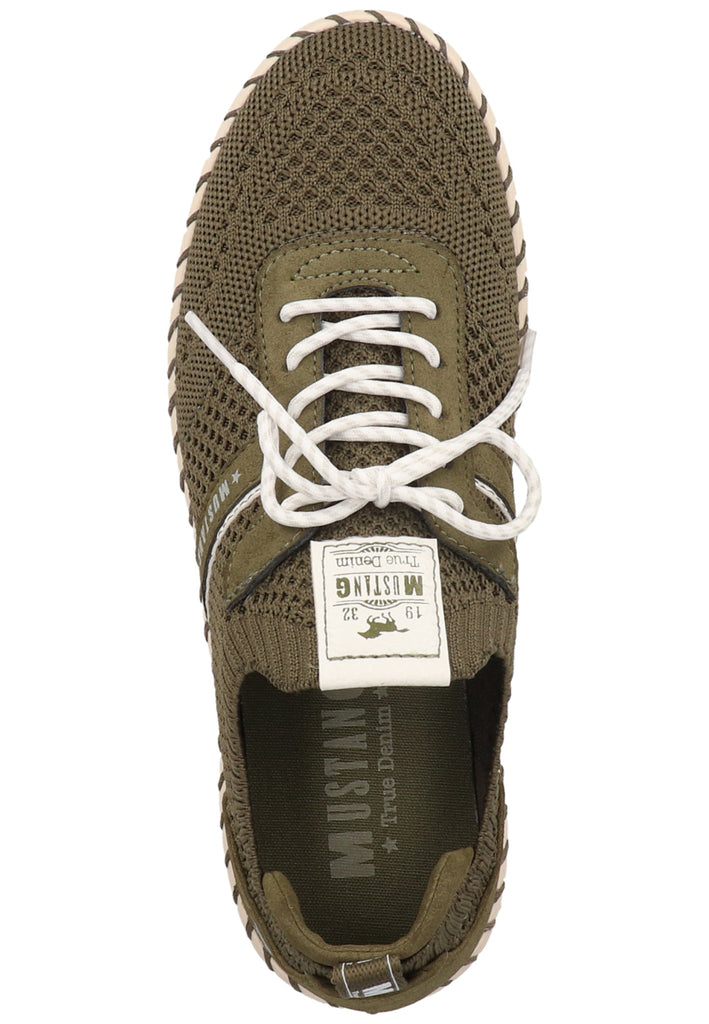 Mustang Sneaker Lederimitat/Textil Olive