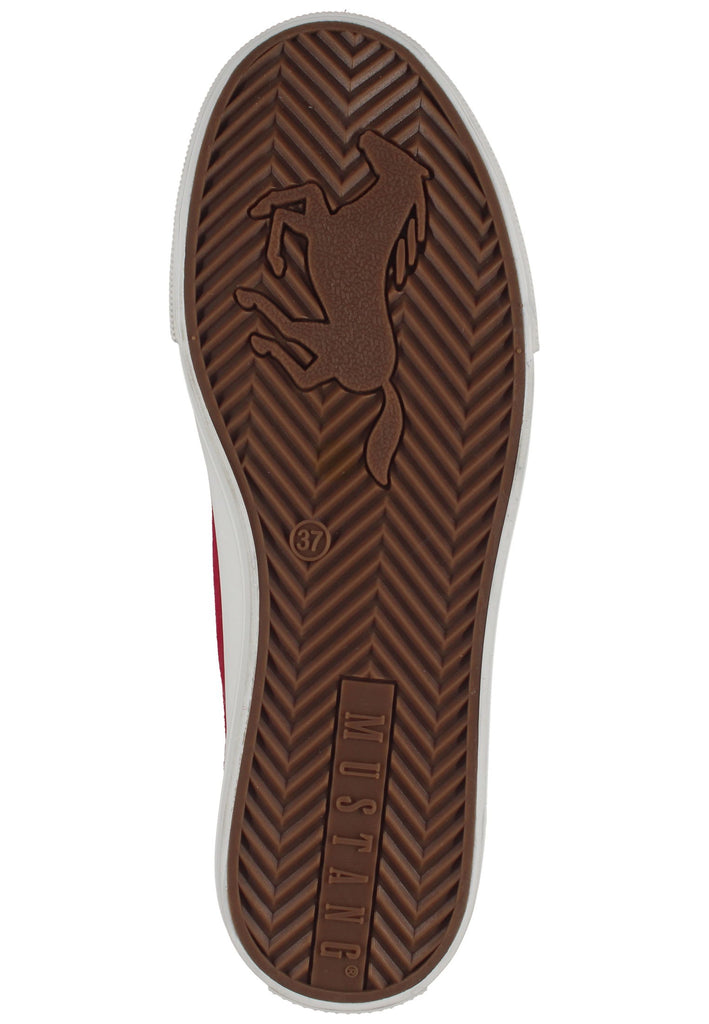 Mustang Sneaker Lederimitat/Textil Rot
