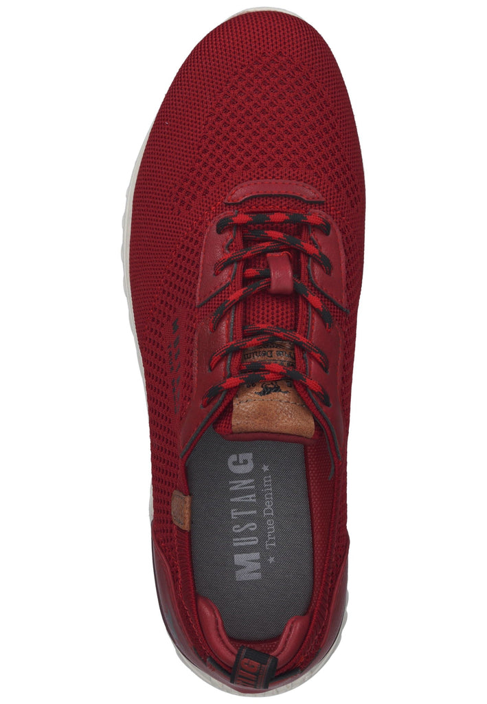 Mustang Sneaker Lederimitat/Textil Rot