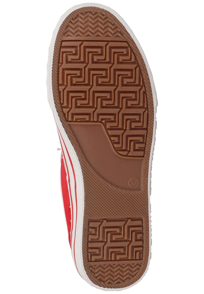 Mustang Sneaker Lederimitat/Textil Rot