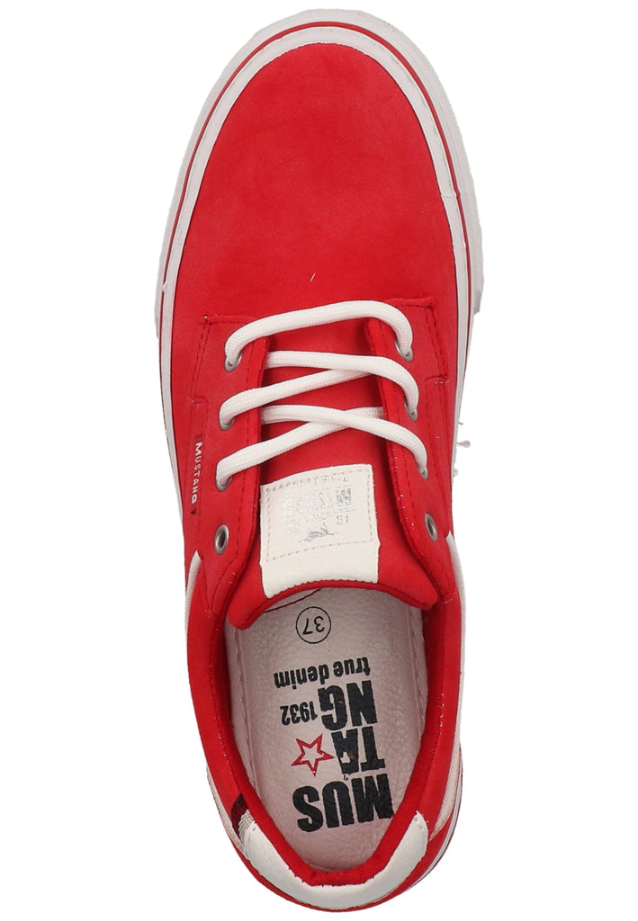 Mustang Sneaker Lederimitat/Textil Rot