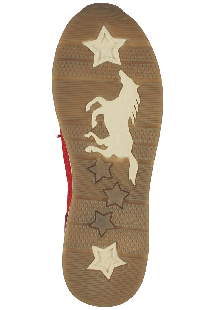 Mustang Sneaker Lederimitat/Textil Rot