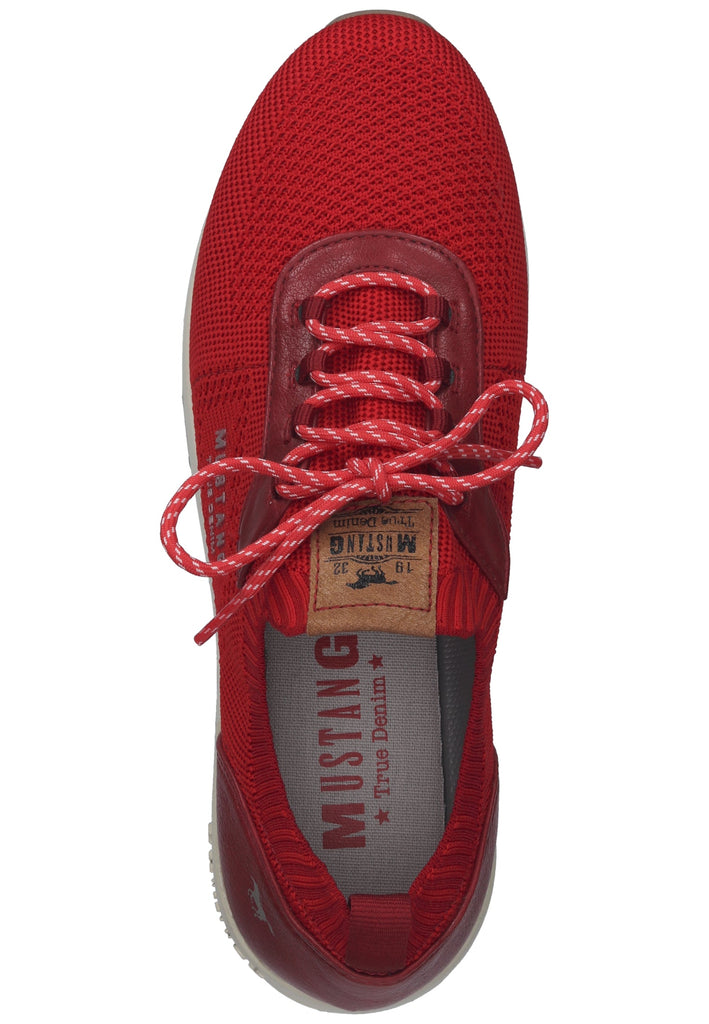 Mustang Sneaker Lederimitat/Textil Rot