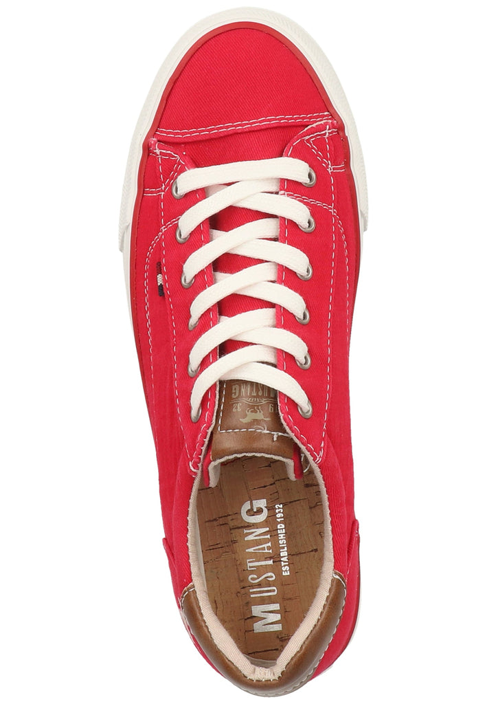 Mustang Sneaker Lederimitat/Textil Rot