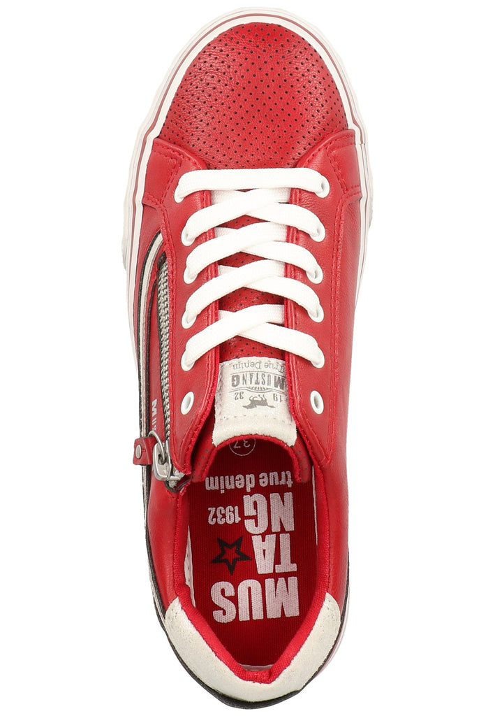 Mustang Sneaker Lederimitat/Textil Rot