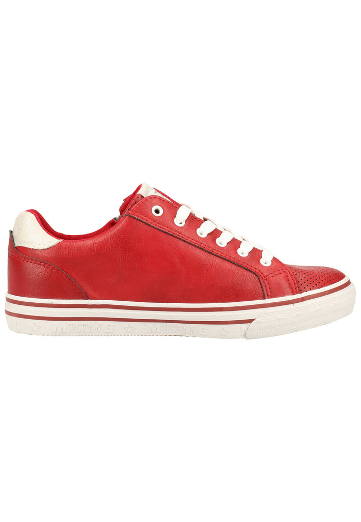 Mustang Sneaker Lederimitat/Textil Rot