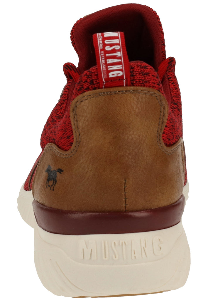 Mustang Sneaker Lederimitat/Textil Rot