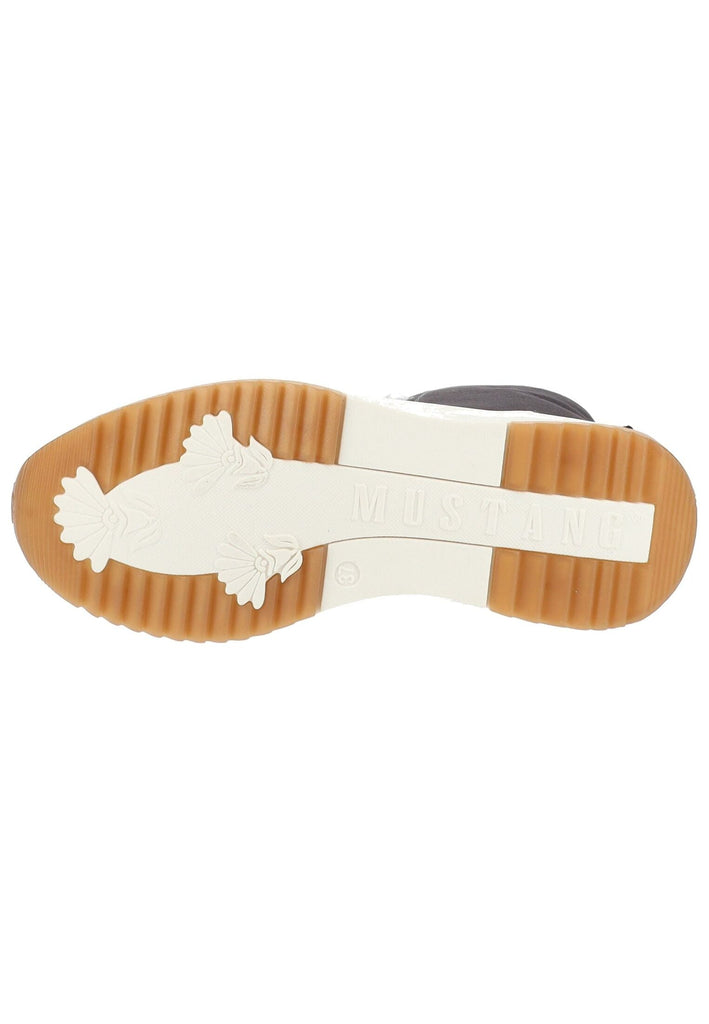 Mustang Sneaker Lederimitat/Textil Schwarz