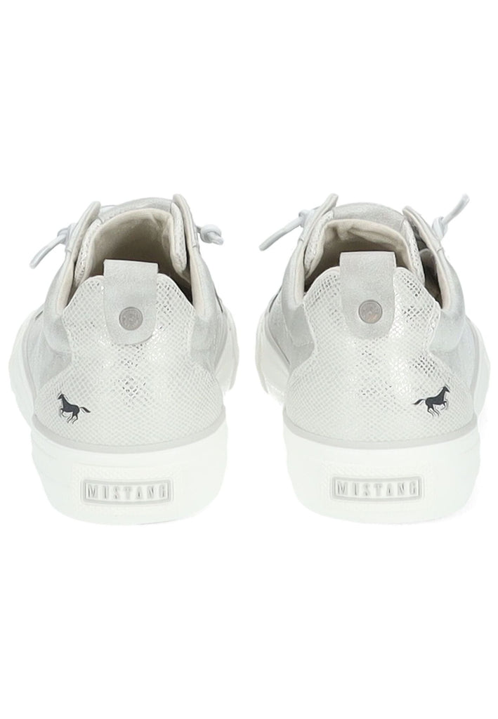 Mustang Sneaker Lederimitat/Textil Silber
