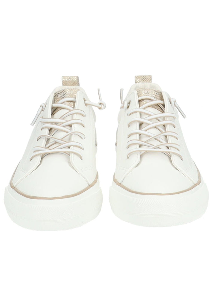 Mustang Sneaker Lederimitat/Textil Weiß