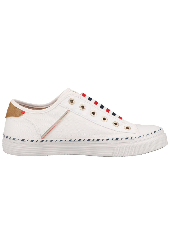 Mustang Sneaker Lederimitat/Textil Weiß