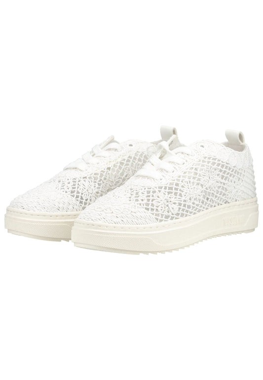 Mustang Sneaker Lederimitat/Textil Weiß