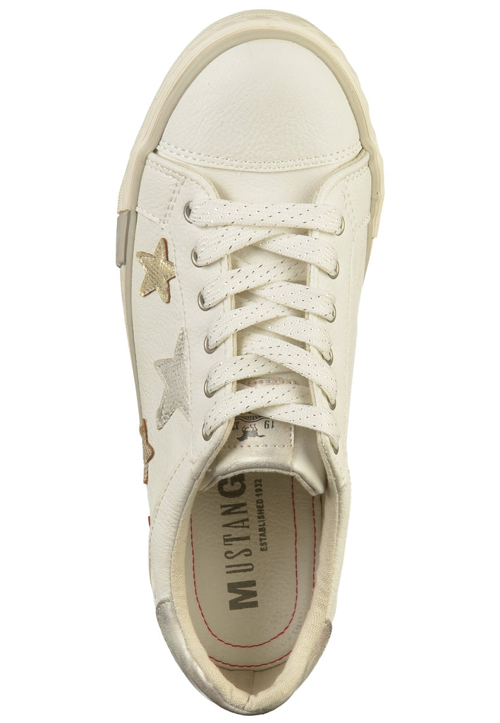 Mustang Sneaker Lederimitat Weiß