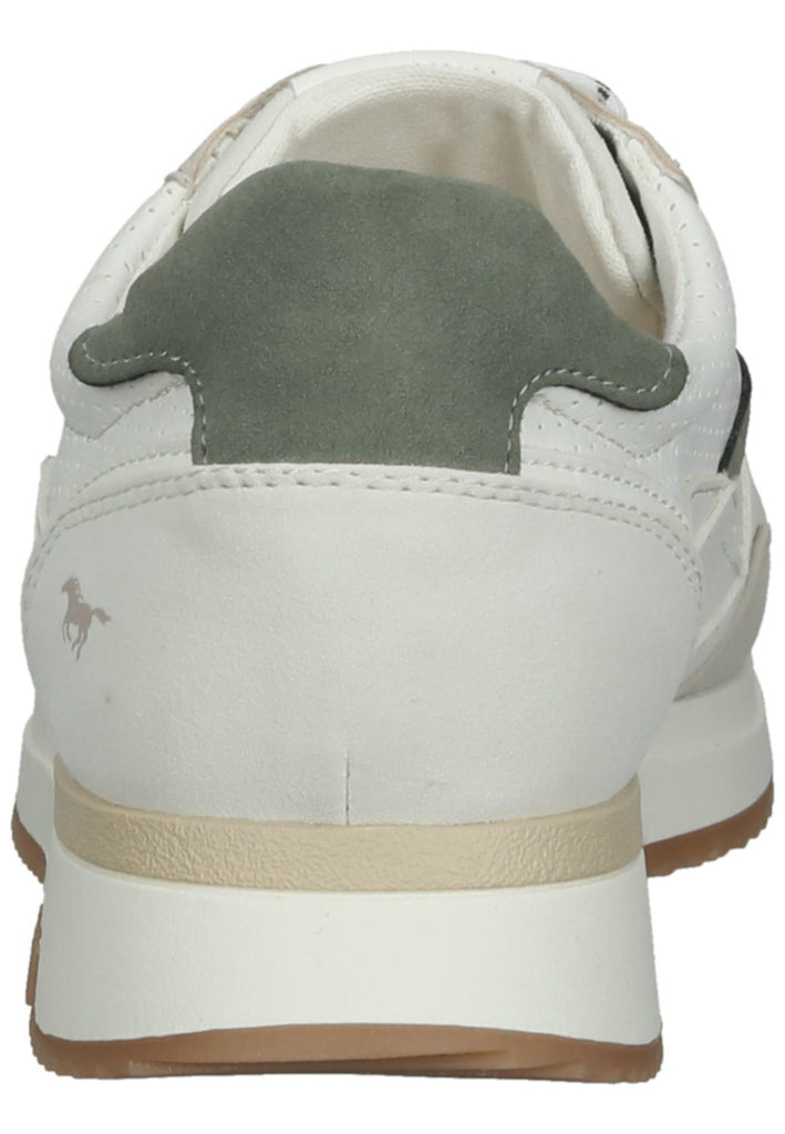 Mustang Sneaker Lederimitat Weiß/Beige
