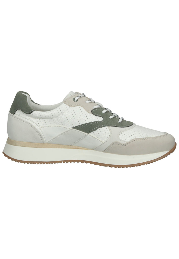 Mustang Sneaker Lederimitat Weiß/Beige