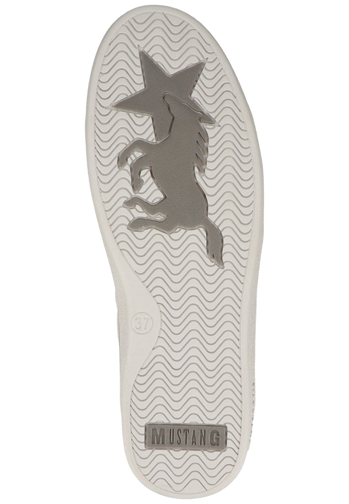 Mustang Sneaker Lederimitat Weiß/Gold