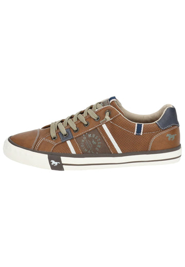 Sneaker Mustang Sneaker Lederimitat Cognac