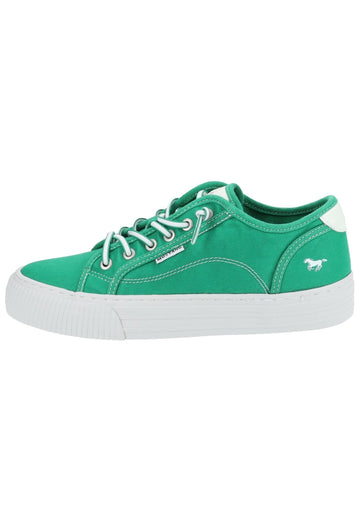 Sneaker Mustang Sneaker Lederimitat/Textil Grün