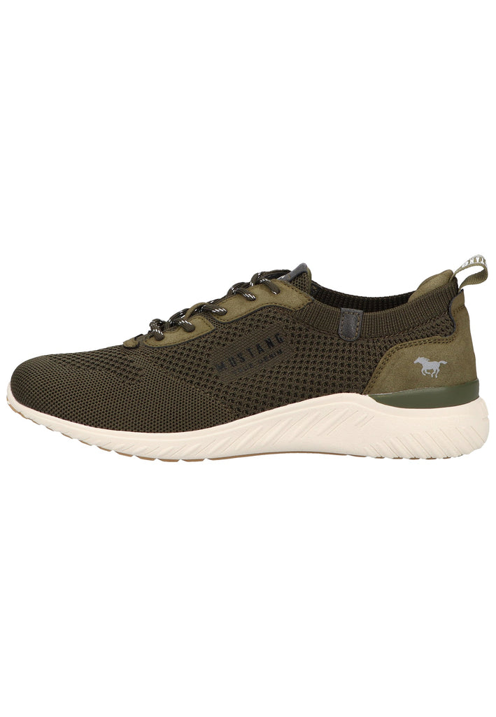Sneaker Mustang Sneaker Lederimitat/Textil Oliv