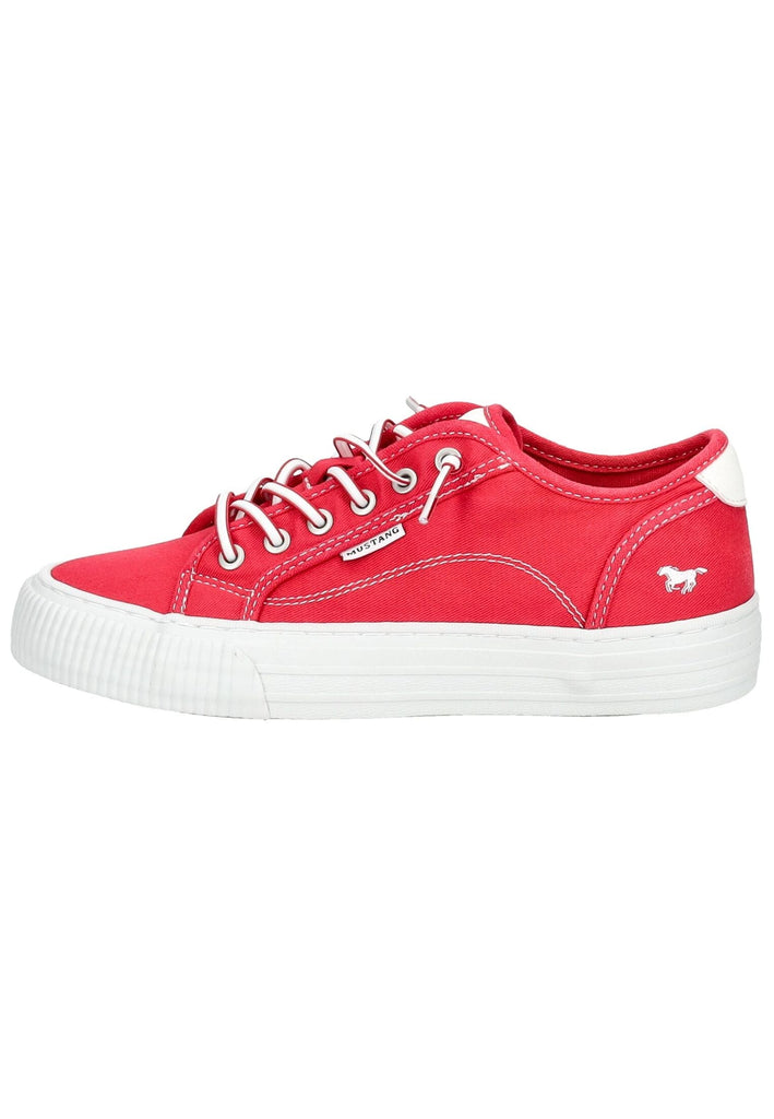 Sneaker Mustang Sneaker Lederimitat/Textil Rot