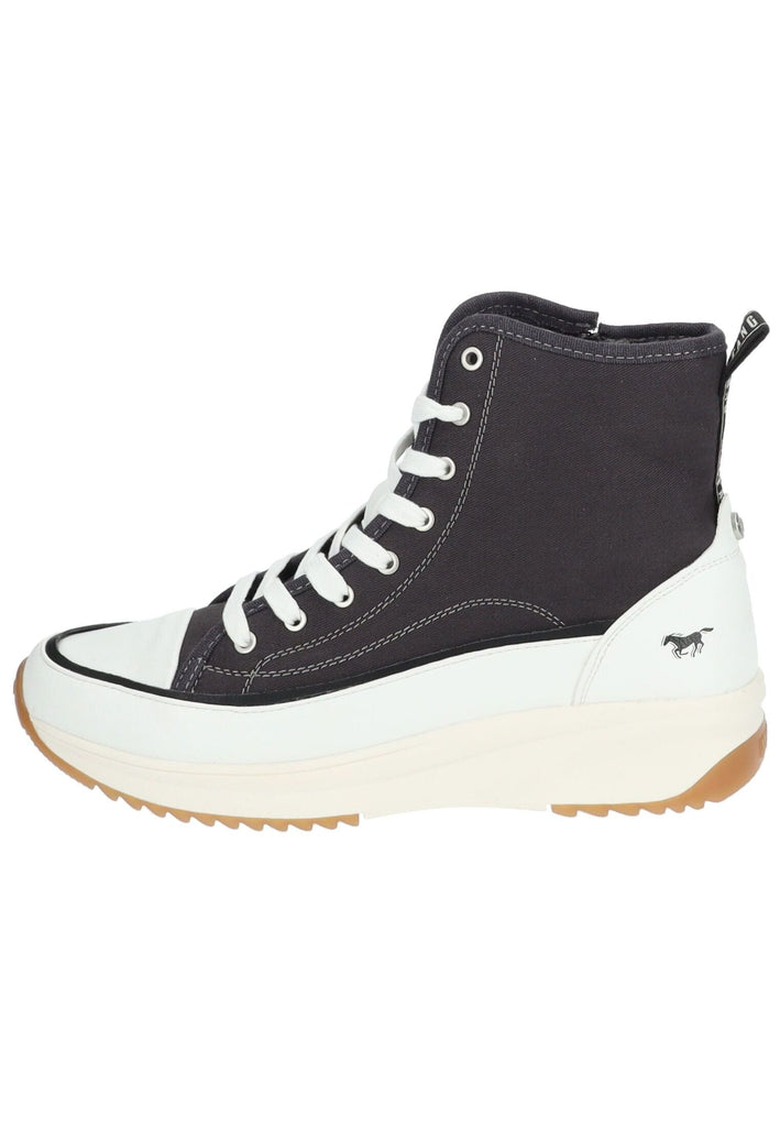 Sneaker Mustang Sneaker Lederimitat/Textil Schwarz