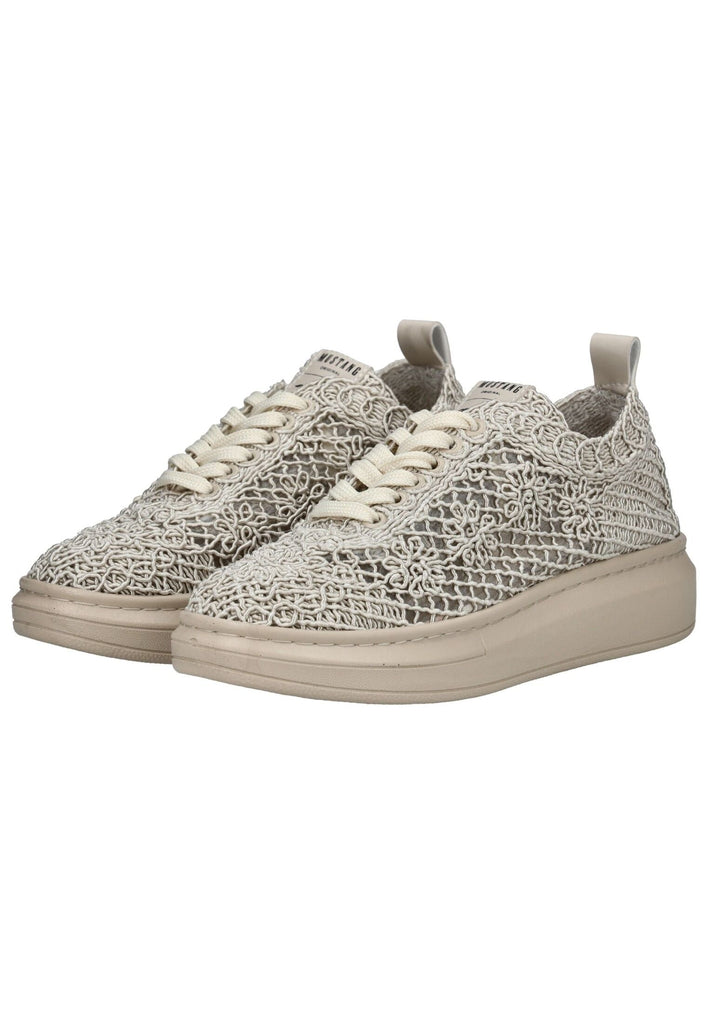 Mustang Sneaker Textil Beige