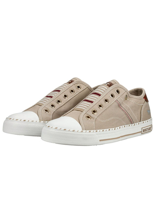 Mustang Sneaker Textil Beige