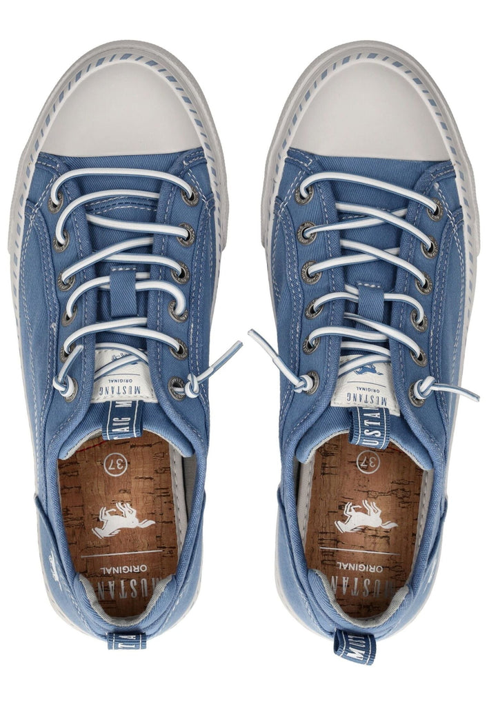Mustang Sneaker Textil Hellblau