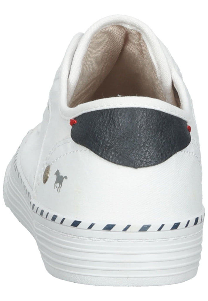 Mustang Sneaker Textil Weiß/Blau