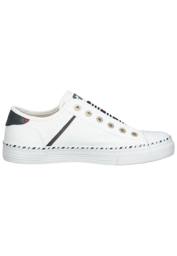 Mustang Sneaker Textil Weiß/Blau