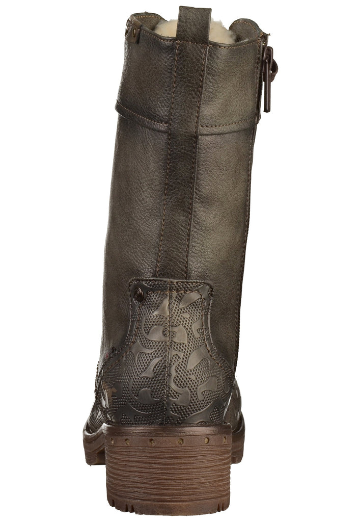 Mustang Stiefel Lederimitat Dunkelgrau