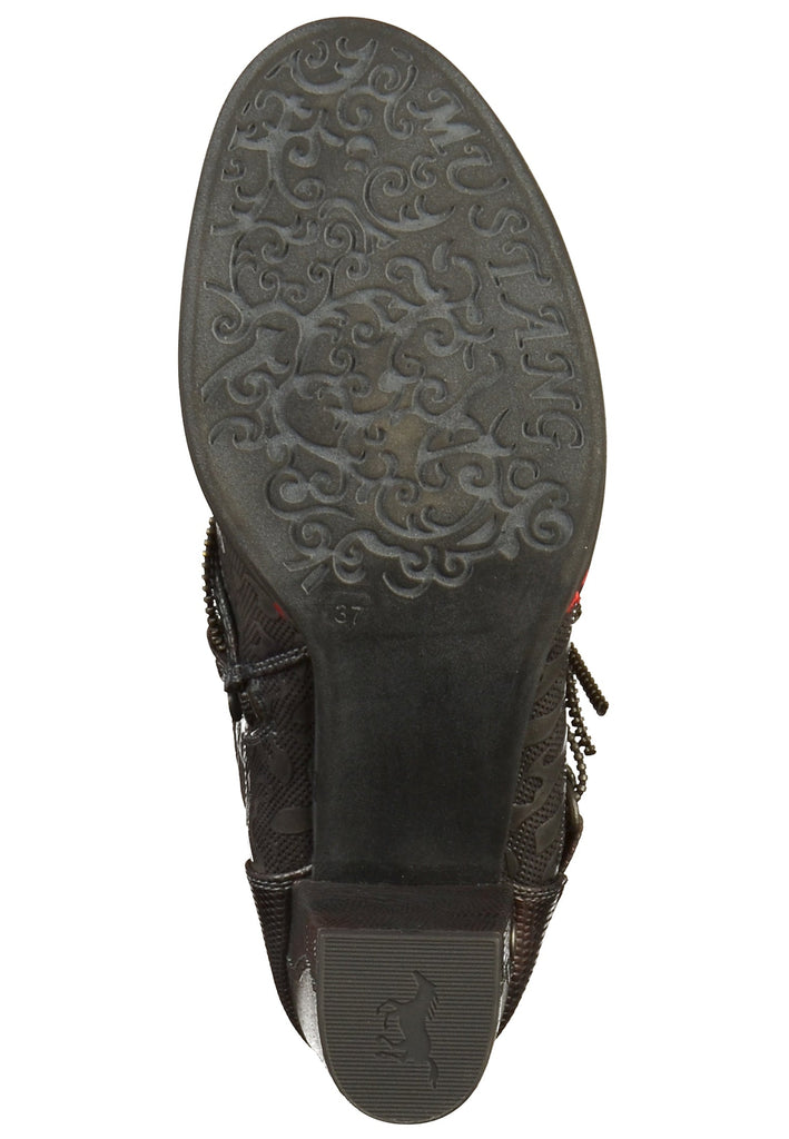 Mustang Stiefel Lederimitat Dunkelgrau