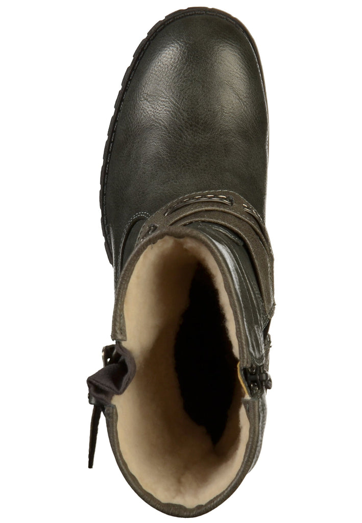 Mustang Stiefel Lederimitat Grau