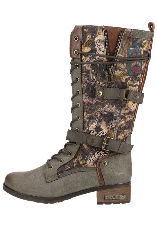 Mustang Stiefel Lederimitat Mud Warmfutter