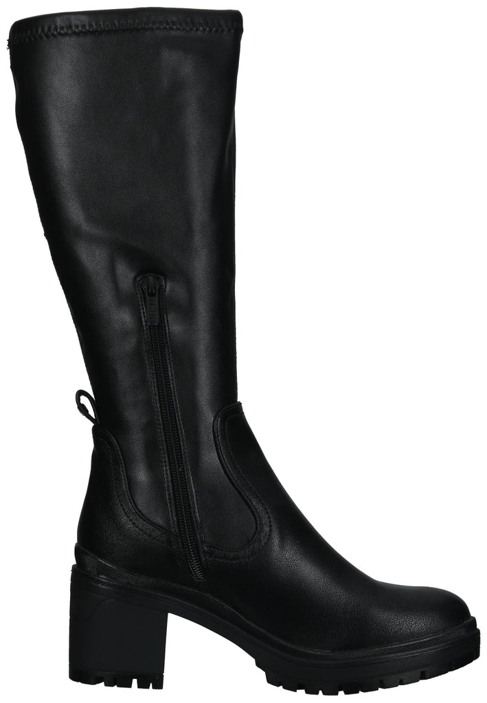 Mustang Stiefel Lederimitat Schwarz