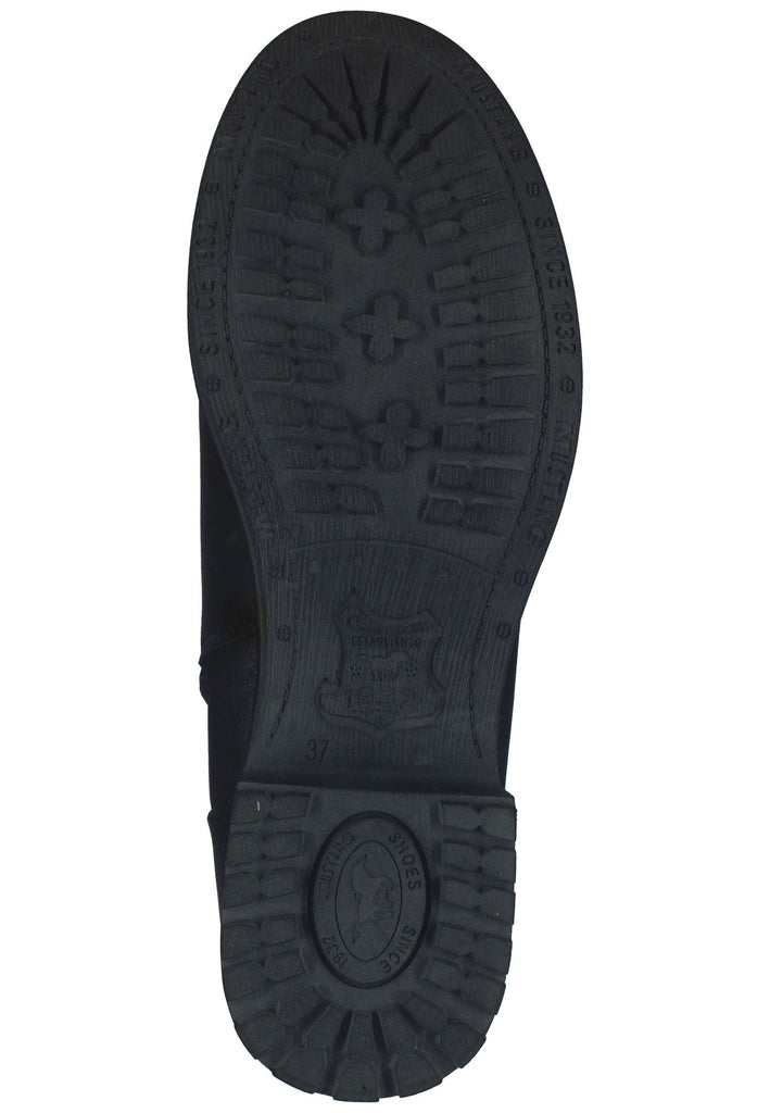 Mustang Stiefel Lederimitat Schwarz Warmfutter