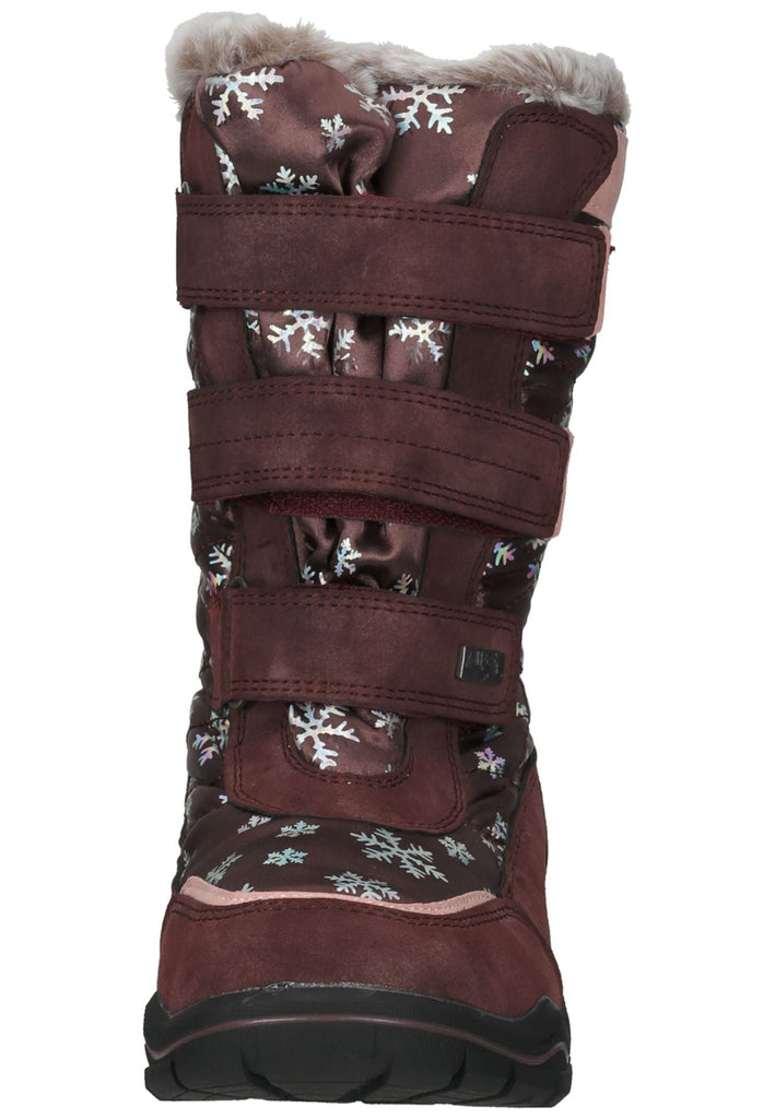 Mustang Stiefel Lederimitat/Textil Burgundy Warmfutter