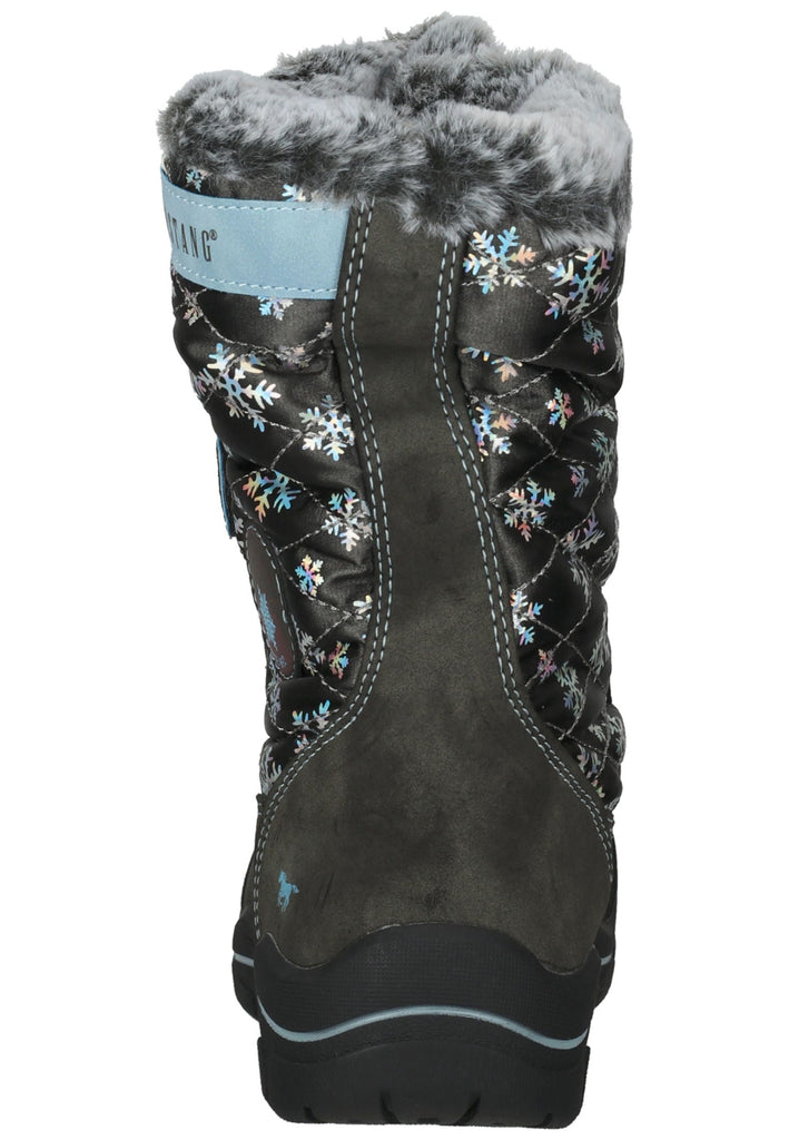 Mustang Stiefel Lederimitat/Textil Dunkelgrau Warmfutter